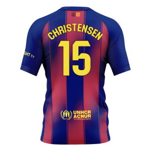 2025-2026 Barcelona Home Shirt (Kids) (Christensen 15)