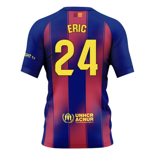 2025-2026 Barcelona Home Shirt (Kids) (Eric 24)