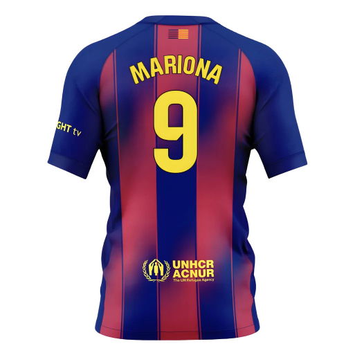2025-2026 Barcelona Home Shirt (Kids) (Mariona 9)