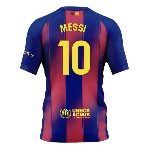 2025-2026 Barcelona Home Shirt (Kids) (Messi 10)