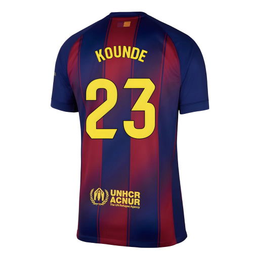 2025-2026 Barcelona Home Shirt (Kounde 23)