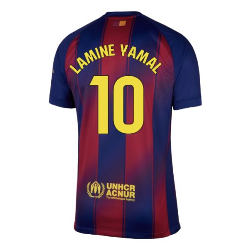 2025-2026 Barcelona Home Shirt (Lamine Yamal 10)