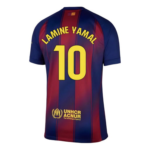 2025-2026 Barcelona Home Shirt (Lamine Yamal 10)