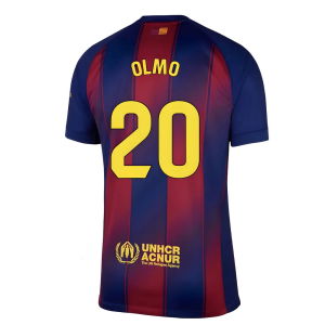 2025-2026 Barcelona Home Shirt (Olmo 20)