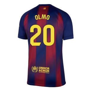 2025-2026 Barcelona Home Shirt (Olmo 20)