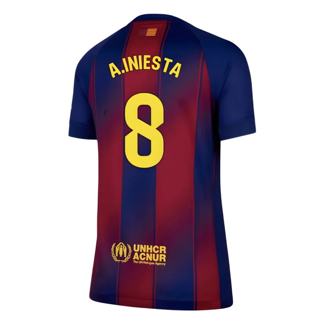 2025-2026 Barcelona Home Shirt (Womens) (A.Iniesta 8)