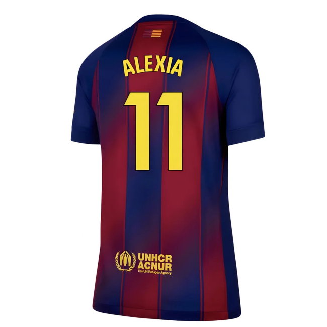 2025-2026 Barcelona Home Shirt (Womens) (Alexia 11)