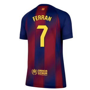 2025-2026 Barcelona Home Shirt (Womens) (Ferran 7)
