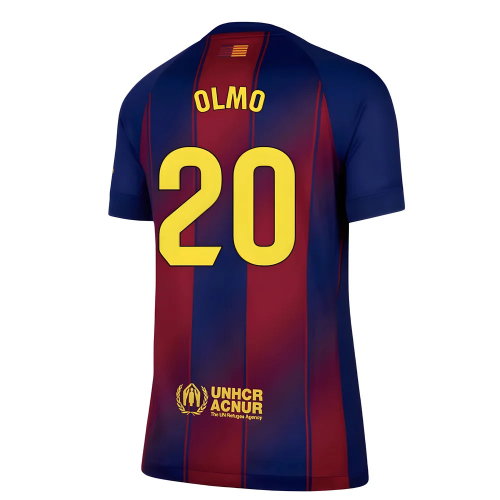 2025-2026 Barcelona Home Shirt (Womens) (Olmo 20)