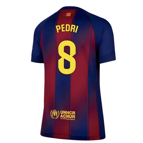 2025-2026 Barcelona Home Shirt (Womens) (Pedri 8)