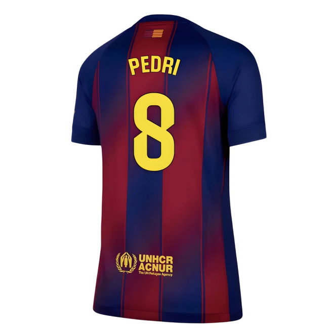 2025-2026 Barcelona Home Shirt (Womens) (Pedri 8)