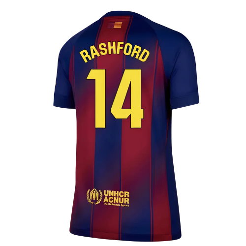 2025-2026 Barcelona Home Shirt (Womens) (Rashford 14)