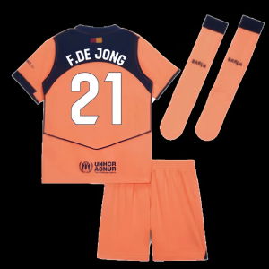 2025-2026 Barcelona Third Mini Kit (F.De Jong 21)