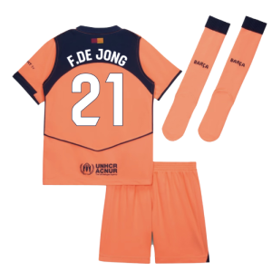 2025-2026 Barcelona Third Mini Kit (F.De Jong 21)