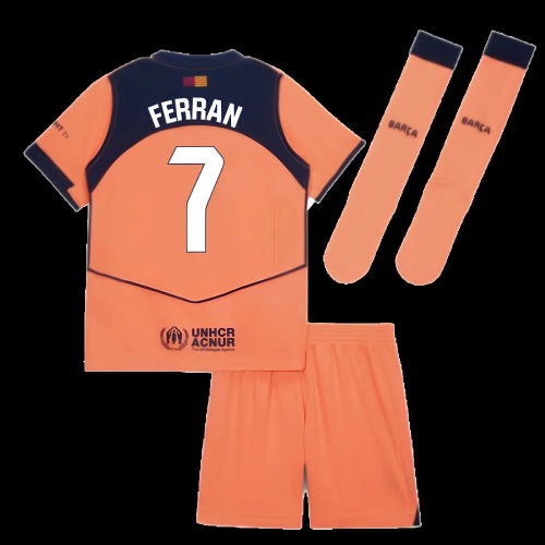 2025-2026 Barcelona Third Mini Kit (Ferran 7)