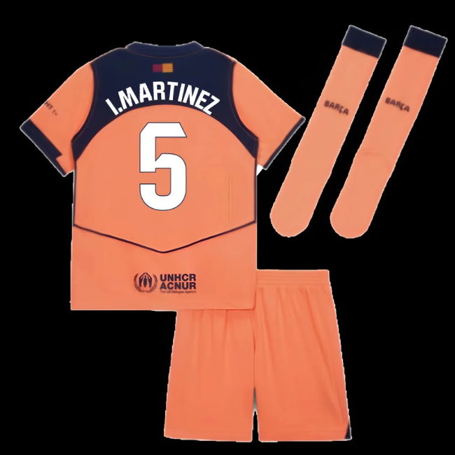2025-2026 Barcelona Third Mini Kit (I.Martinez 5)
