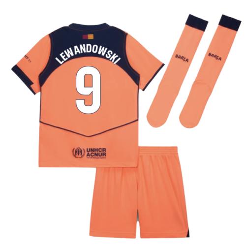2025-2026 Barcelona Third Mini Kit (Lewandowski 9)