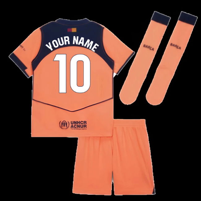 2025-2026 Barcelona Third Mini Kit (Your Name)