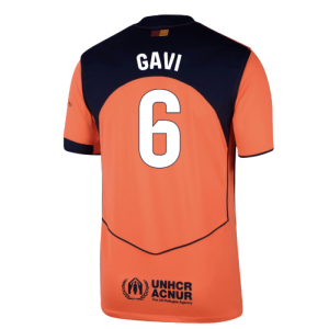 2025-2026 Barcelona Third Shirt (Gavi 6)