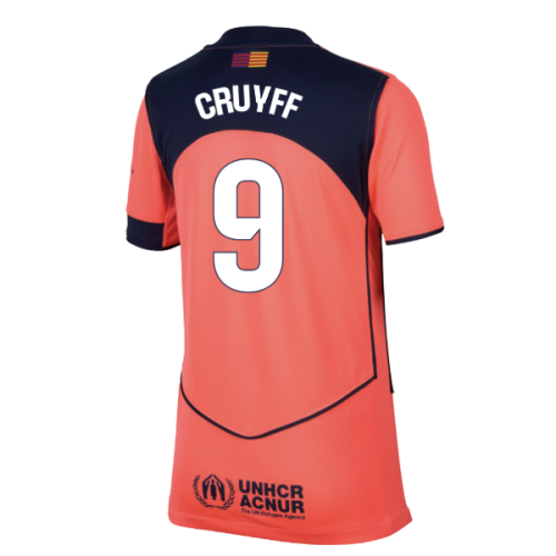 2025-2026 Barcelona Third Shirt (Kids) (Cruyff 9)