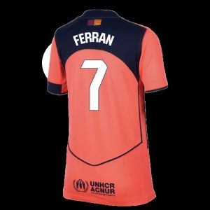 2025-2026 Barcelona Third Shirt (Kids) (Ferran 7)
