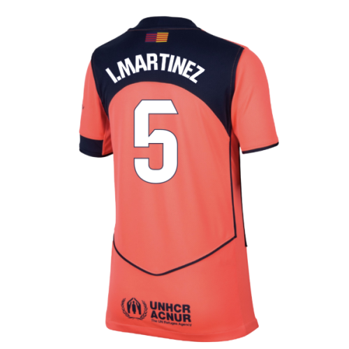 2025-2026 Barcelona Third Shirt (Kids) (I.Martinez 5)