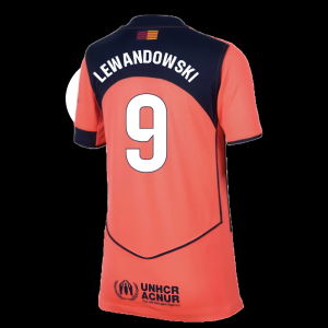 2025-2026 Barcelona Third Shirt (Kids) (Lewandowski 9)