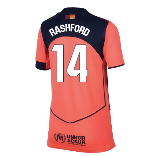 2025-2026 Barcelona Third Shirt (Kids) (Rashford 14)