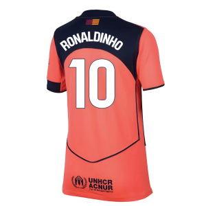 2025-2026 Barcelona Third Shirt (Kids) (Ronaldinho 10)