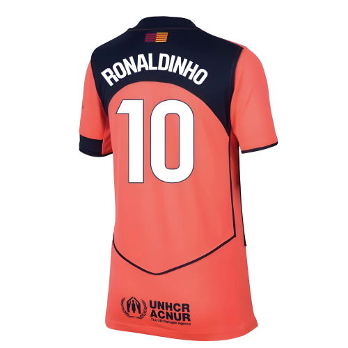 2025-2026 Barcelona Third Shirt (Kids) (Ronaldinho 10)