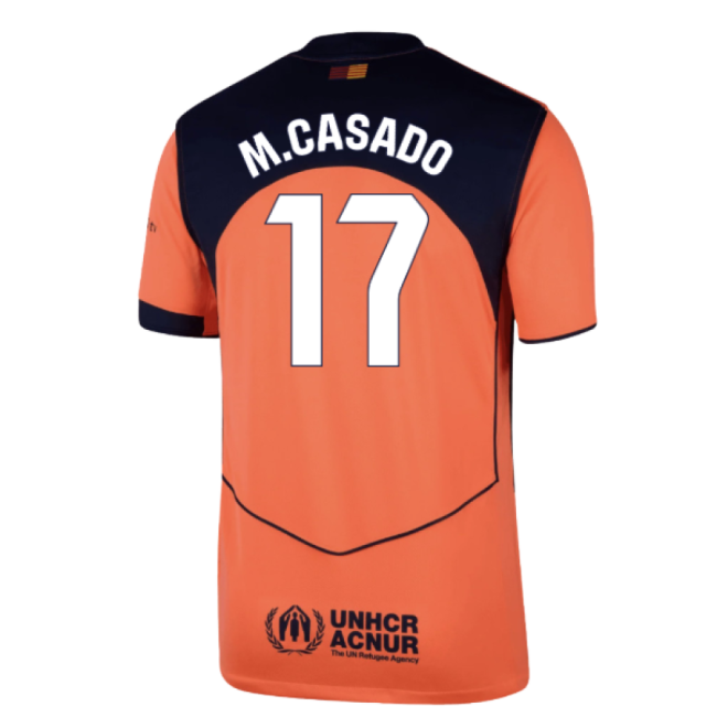 2025-2026 Barcelona Third Shirt (M.Casado 17)