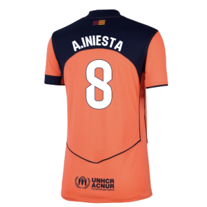 2025-2026 Barcelona Third Shirt (Womens) (A.Iniesta 8)