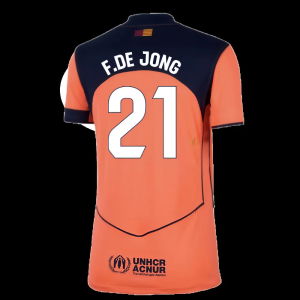 2025-2026 Barcelona Third Shirt (Womens) (F.De Jong 21)
