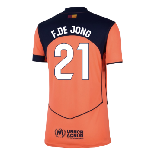 2025-2026 Barcelona Third Shirt (Womens) (F.De Jong 21)  2025-2026 Barcelona Third Shirt (Womens) (F.De Jong 21)