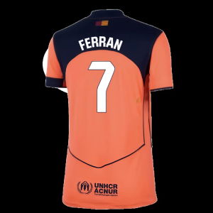 2025-2026 Barcelona Third Shirt (Womens) (Ferran 7)