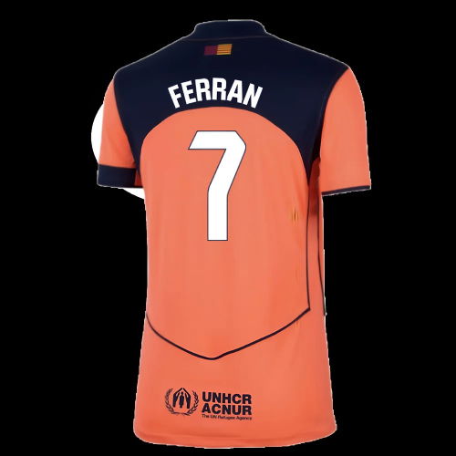 2025-2026 Barcelona Third Shirt (Womens) (Ferran 7)