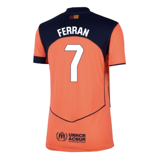 2025-2026 Barcelona Third Shirt (Womens) (Ferran 7)  2025-2026 Barcelona Third Shirt (Womens) (Ferran 7)