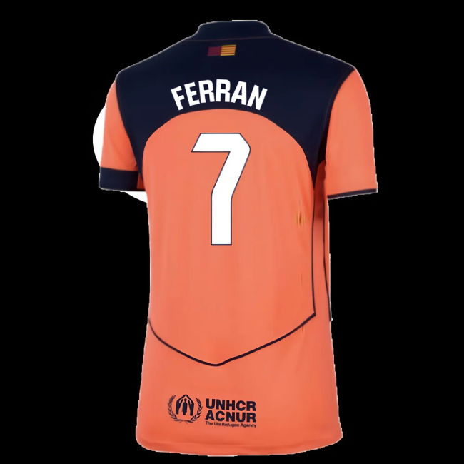 2025-2026 Barcelona Third Shirt (Womens) (Ferran 7)