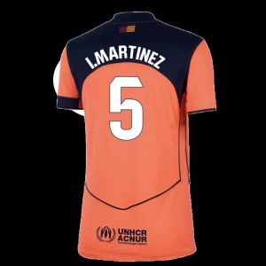 2025-2026 Barcelona Third Shirt (Womens) (I.Martinez 5)