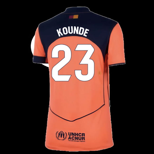 2025-2026 Barcelona Third Shirt (Womens) (Kounde 23)