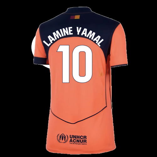 2025-2026 Barcelona Third Shirt (Womens) (Lamine Yamal 10)