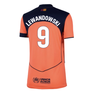2025-2026 Barcelona Third Shirt (Womens) (Lewandowski 9)
