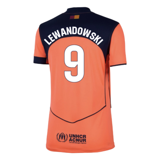2025-2026 Barcelona Third Shirt (Womens) (Lewandowski 9)
