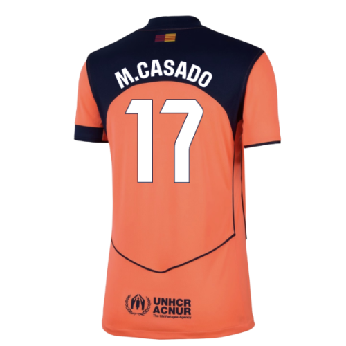2025-2026 Barcelona Third Shirt (Womens) (M.Casado 17)