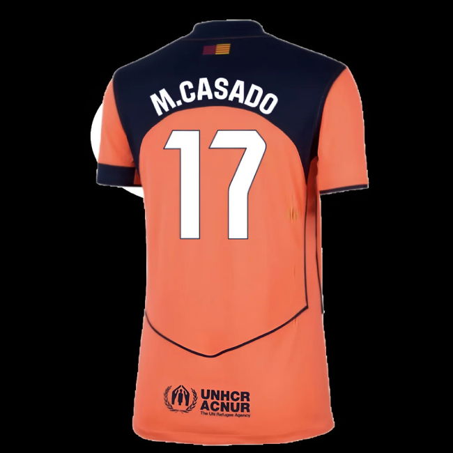 2025-2026 Barcelona Third Shirt (Womens) (M.Casado 17)