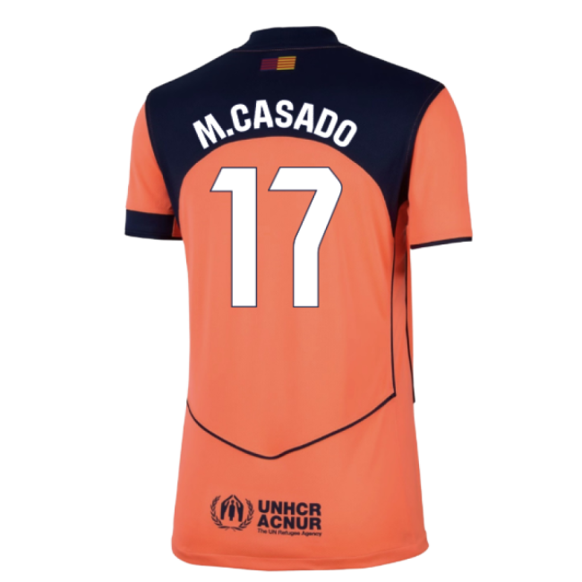 2025-2026 Barcelona Third Shirt (Womens) (M.Casado 17)
