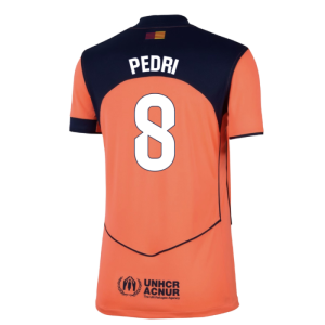 2025-2026 Barcelona Third Shirt (Womens) (Pedri 8)