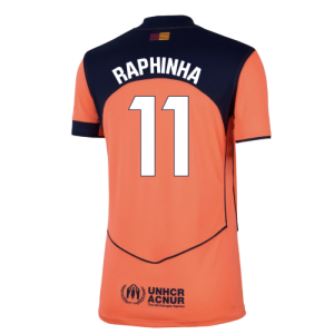 2025-2026 Barcelona Third Shirt (Womens) (Raphinha 11)