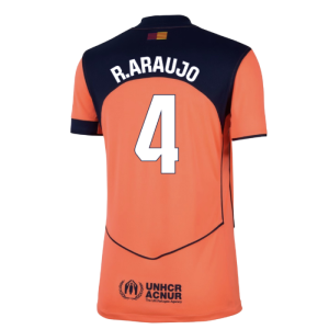 2025-2026 Barcelona Third Shirt (Womens) (R.Araujo 4)