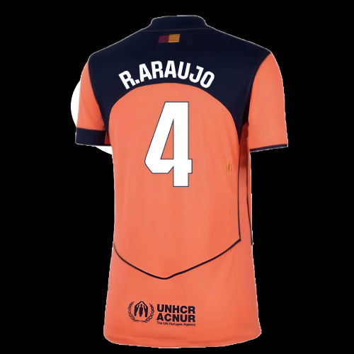 2025-2026 Barcelona Third Shirt (Womens) (R.Araujo 4)